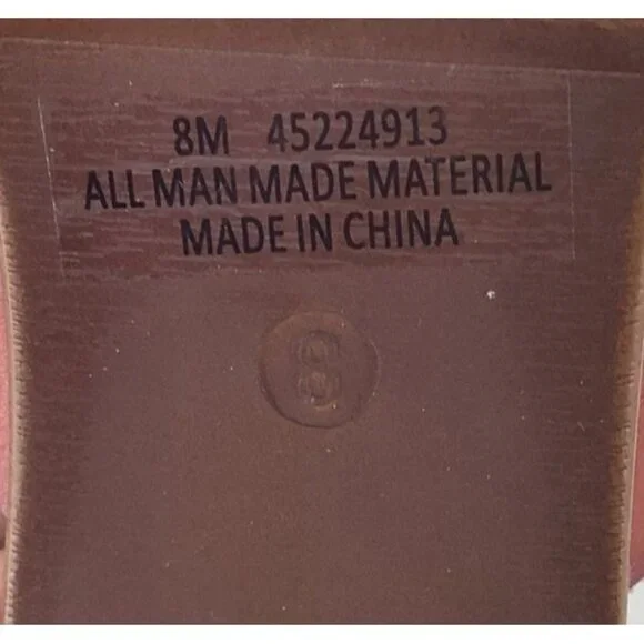 C Comfort Studded Leather Platform Sandals With Ankle Strap - Size 8 - Picture 7 of 8